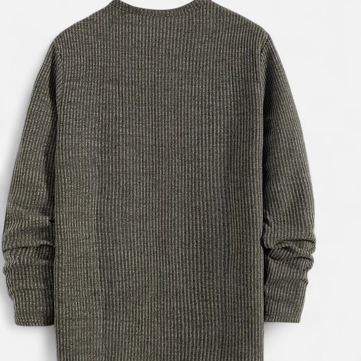 Men's Cable-Knit Henley Sweater in a Cotton Blend