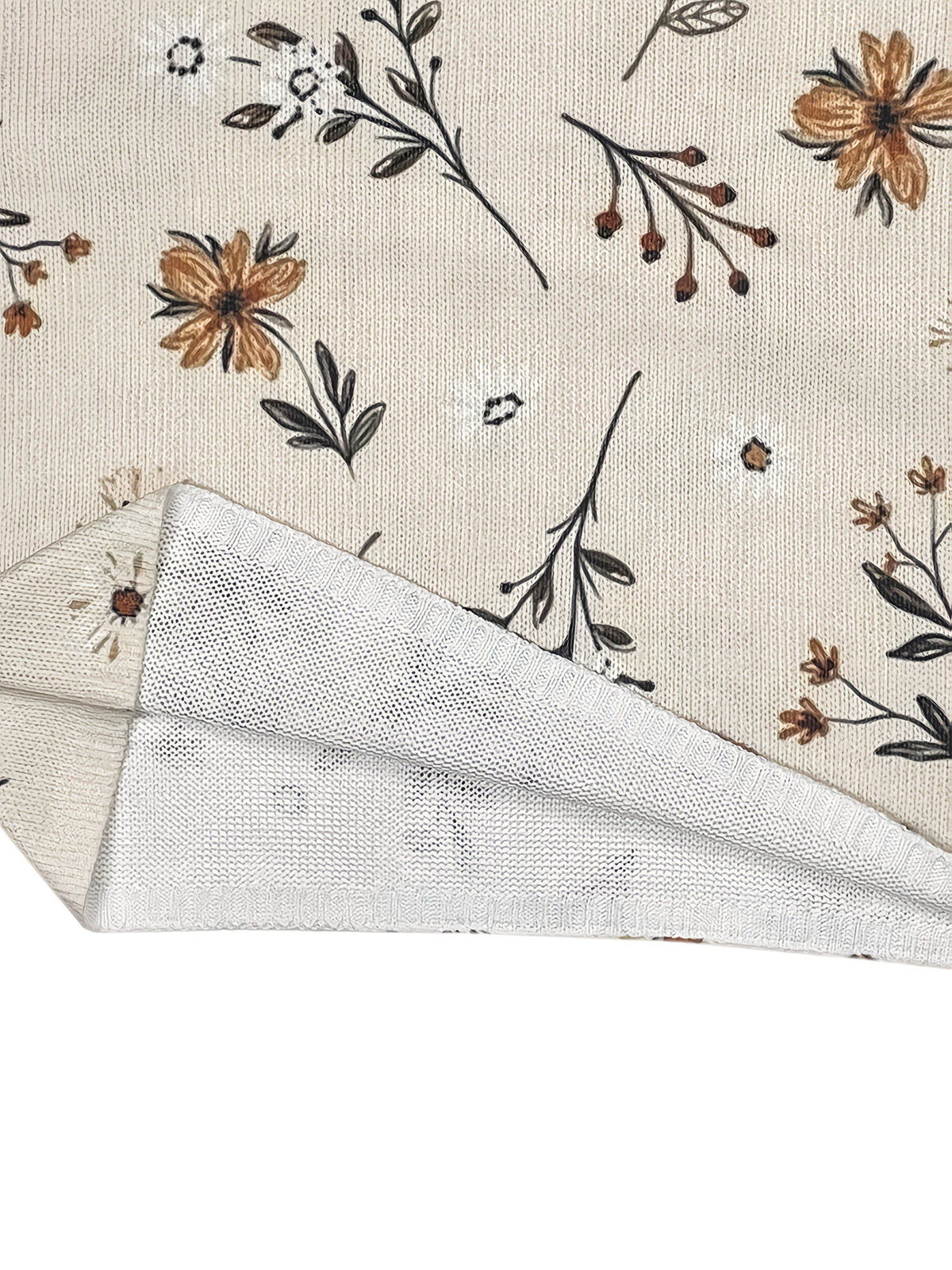Women's Relaxed-Fit Floral V-Neck Sweater for Layering