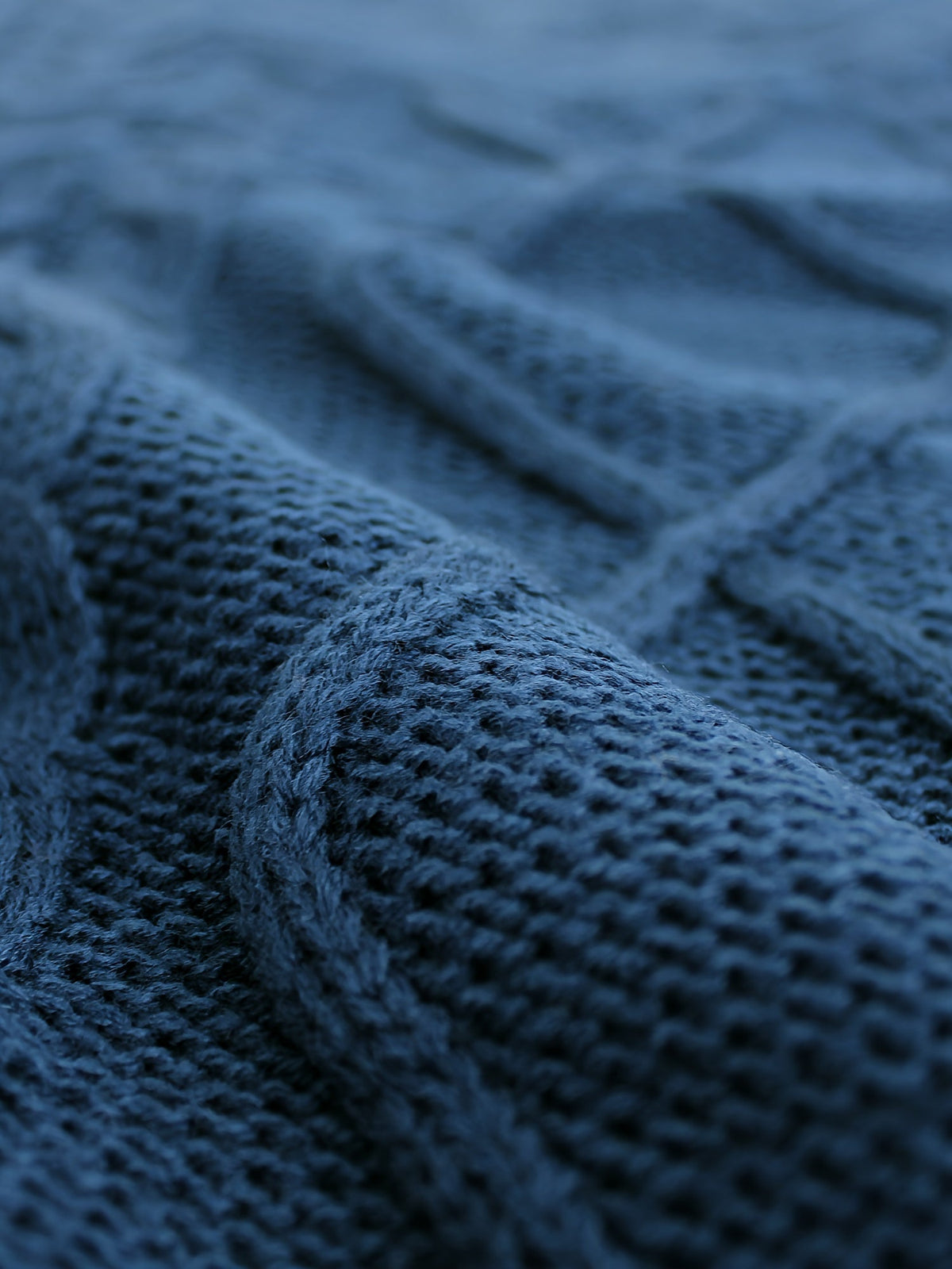 Women's Cable-Knit V-Neck Sweater Vest in a Relaxed Fit