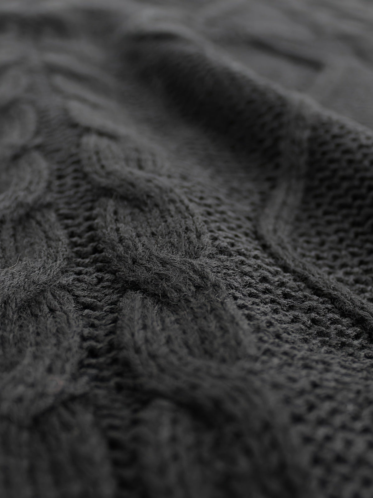 Women's Cable-Knit V-Neck Sweater Vest in a Relaxed Fit
