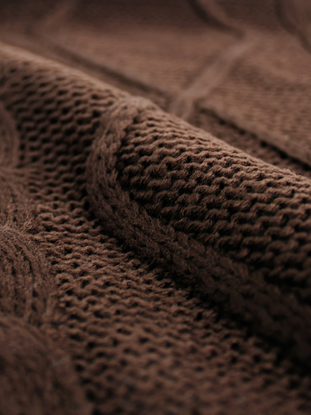 Women's Cable-Knit V-Neck Sweater Vest in a Relaxed Fit