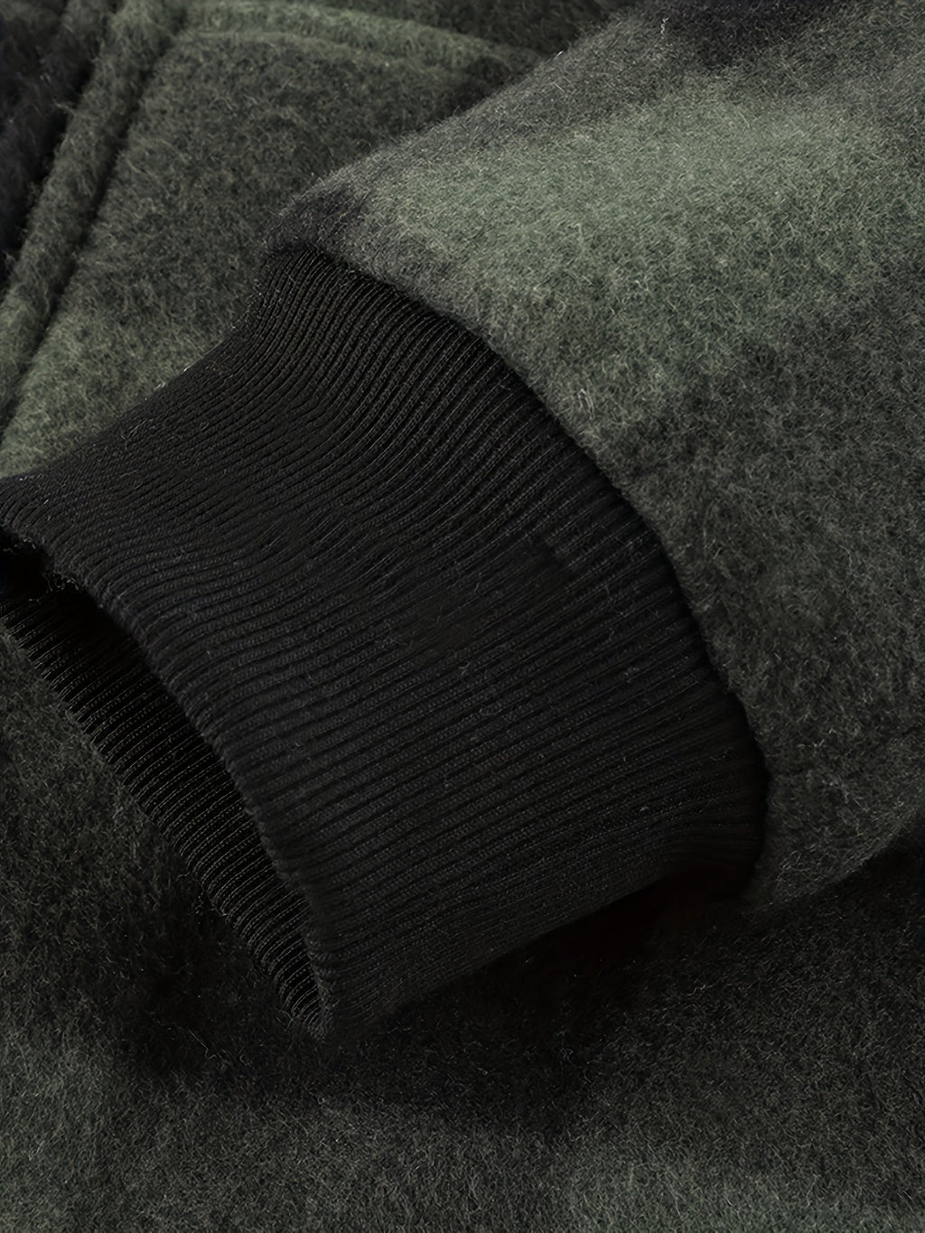 Men's Plush-Lined Zip-Up Hooded Jacket in Solid or Plaid