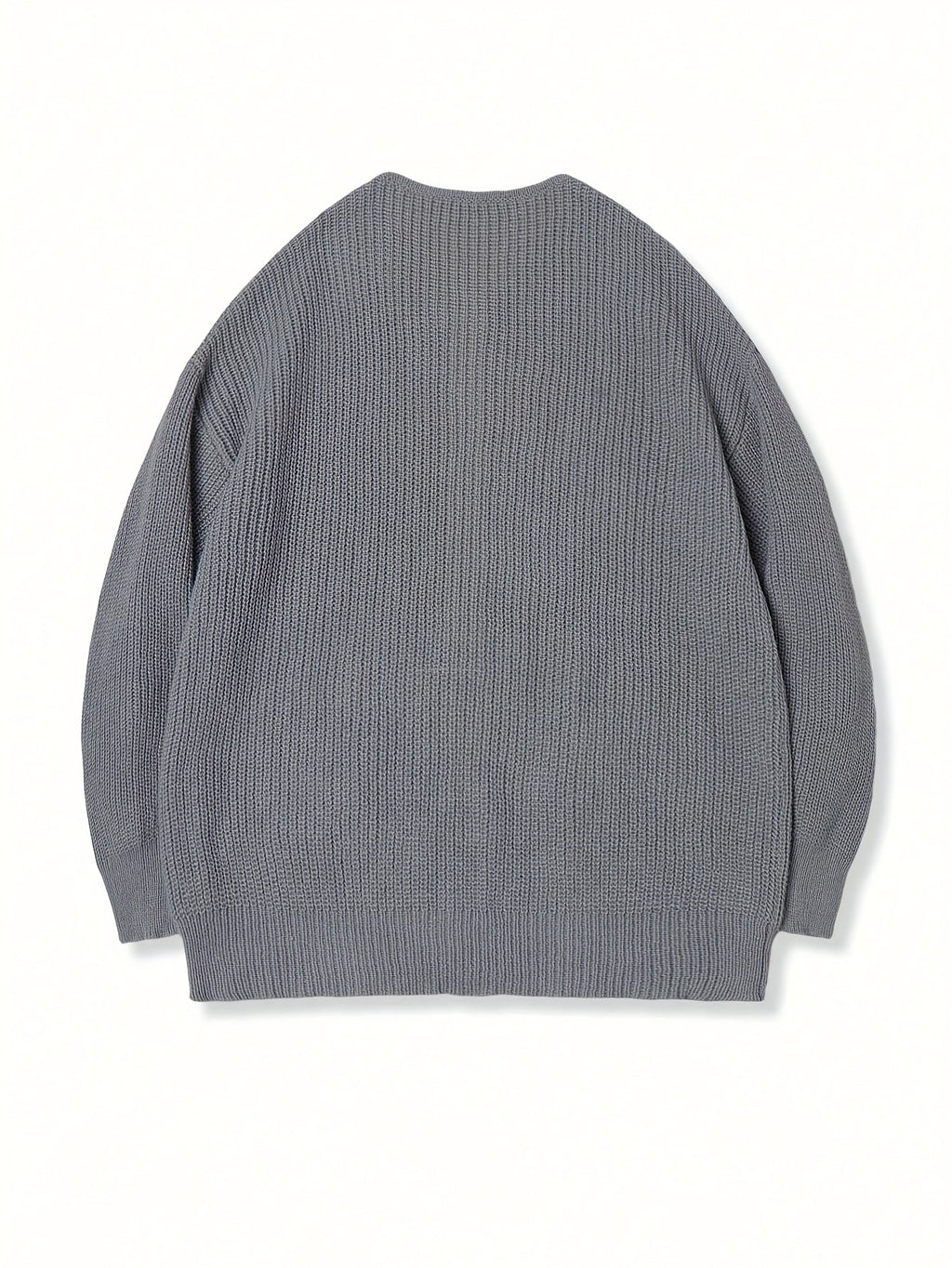 Men's Soft Textured Zip-Front Knit Cardigan in Relaxed Fit