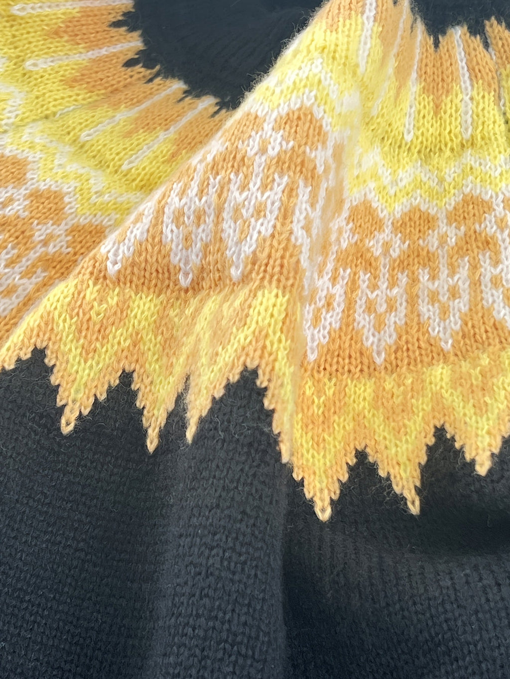 Women's Chunky Nature Motif Jacquard Crew Neck Pullover