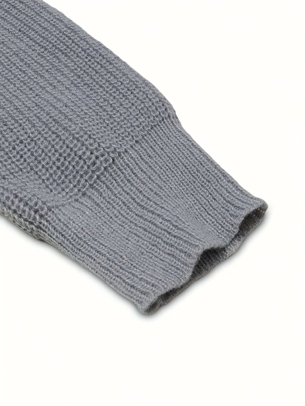 Men's Soft Textured Zip-Front Knit Cardigan in Relaxed Fit