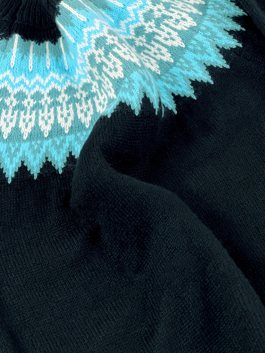Women's Chunky Nature Motif Jacquard Crew Neck Pullover