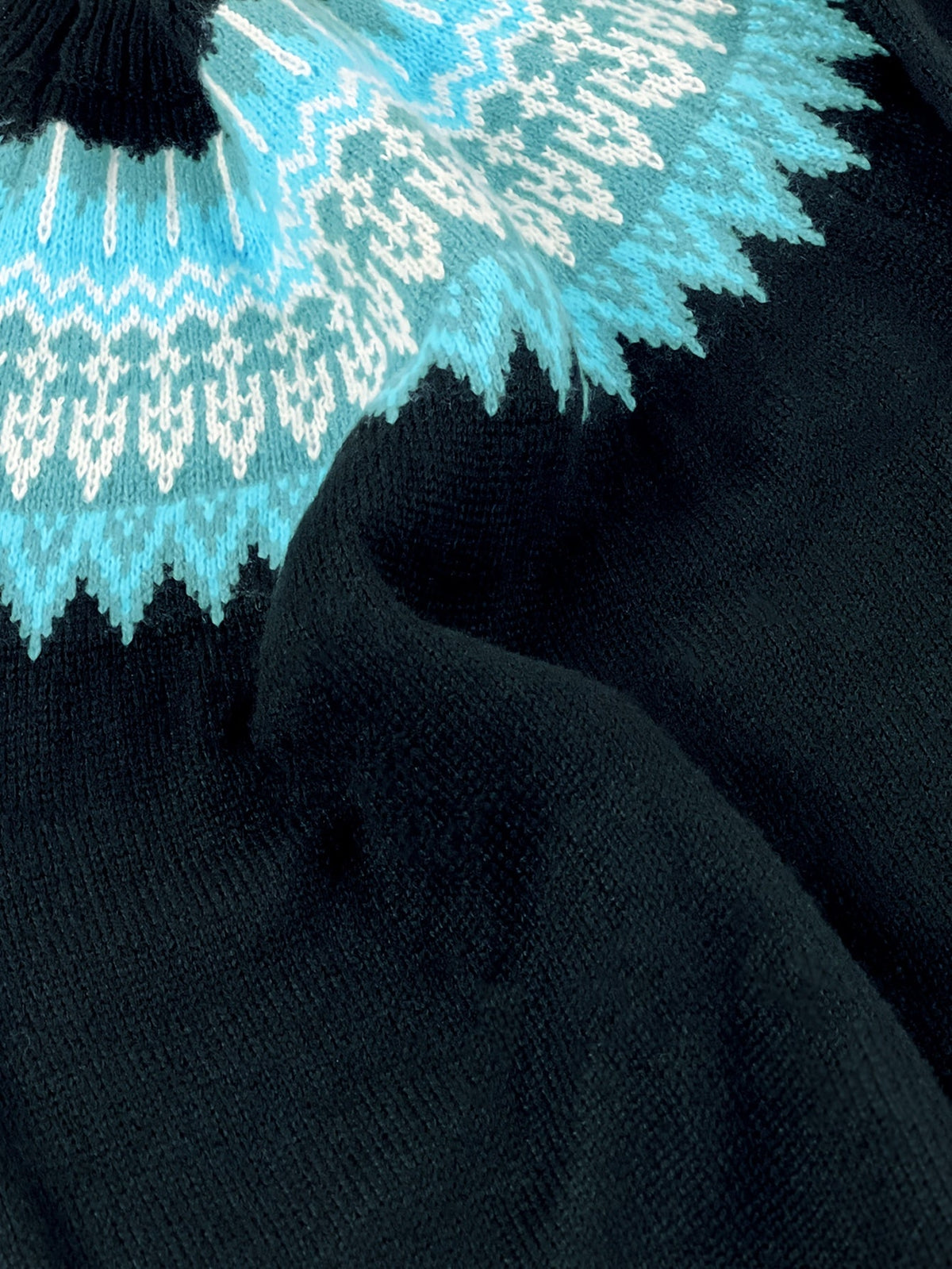 Women's Chunky Nature Motif Jacquard Crew Neck Pullover