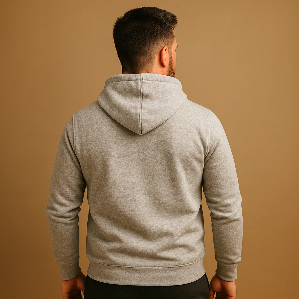 Men's Simple Pullover Hoodie for Lazy Days and Weekend Errands