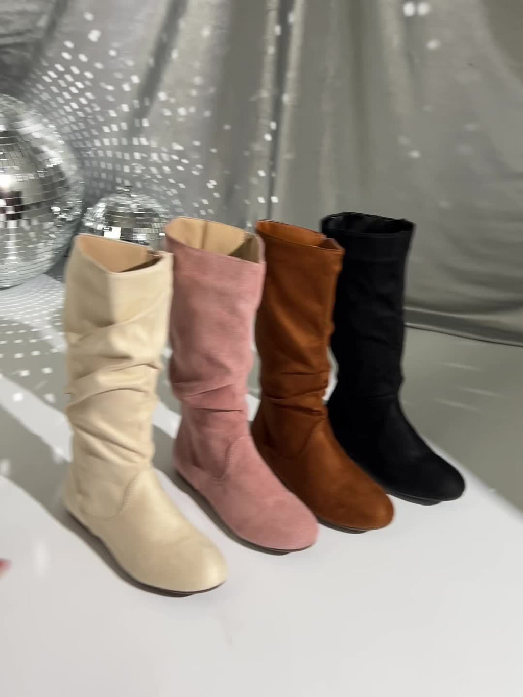Women's Day-to-Night Slouch Mid-Calf Boots with Cushioned Footbed