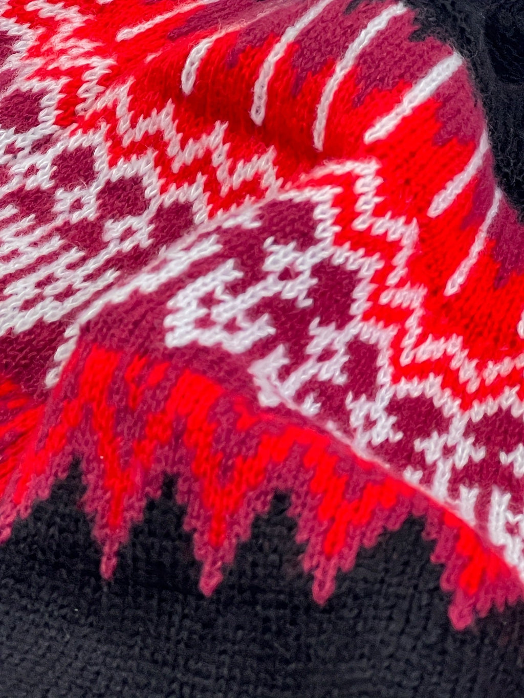 Women's Chunky Nature Motif Jacquard Crew Neck Pullover