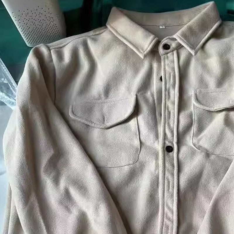 Men's Everyday Utility Shirt Jacket with Twin Chest Pockets