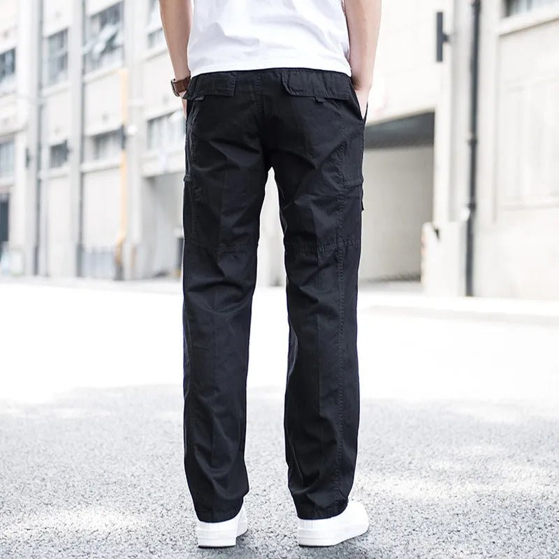 Men's Relaxed Flex Cargo Pants with Adjustable Waistband