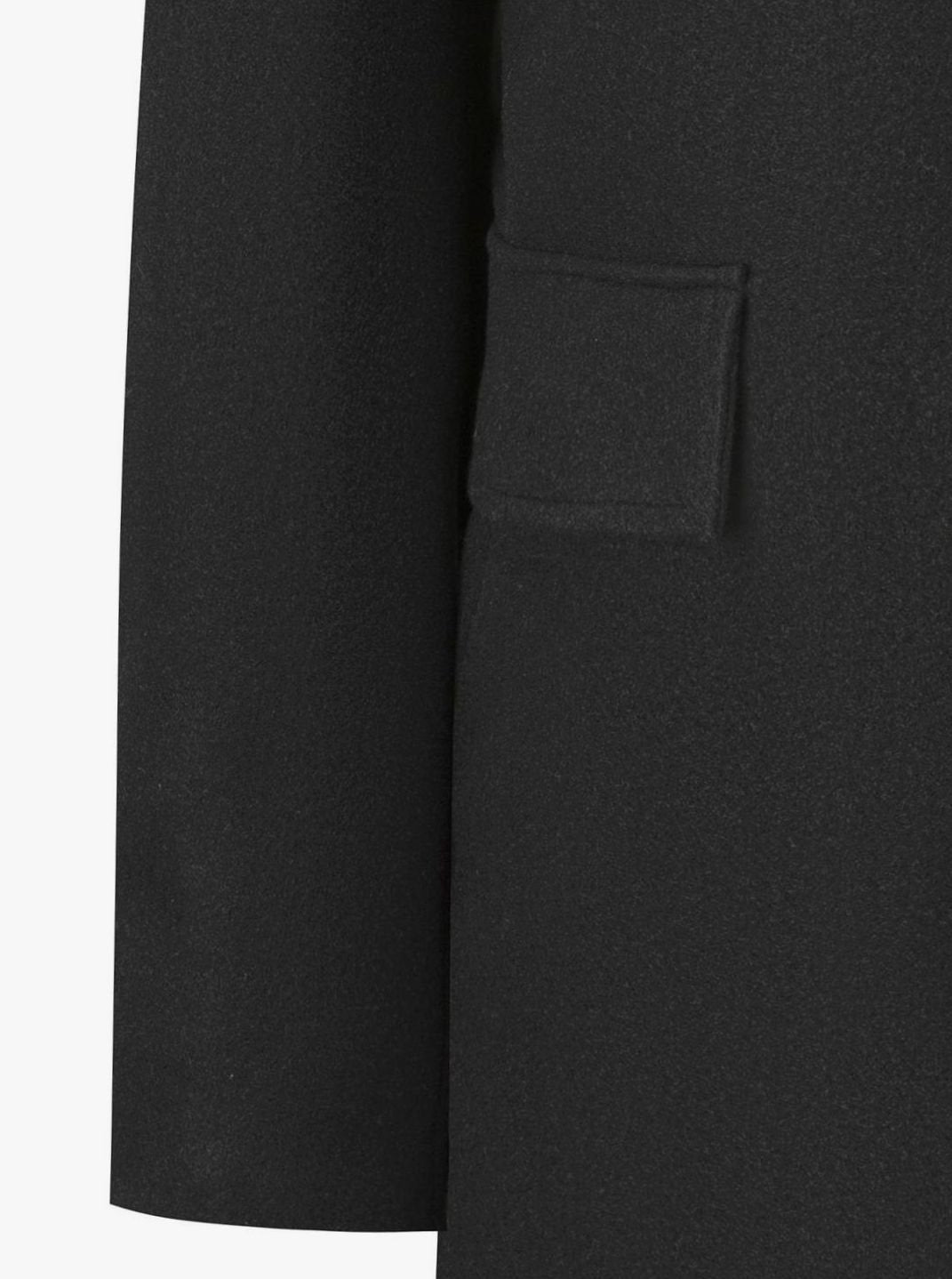 Men's Structured Wool Topcoat for Office and Weekend