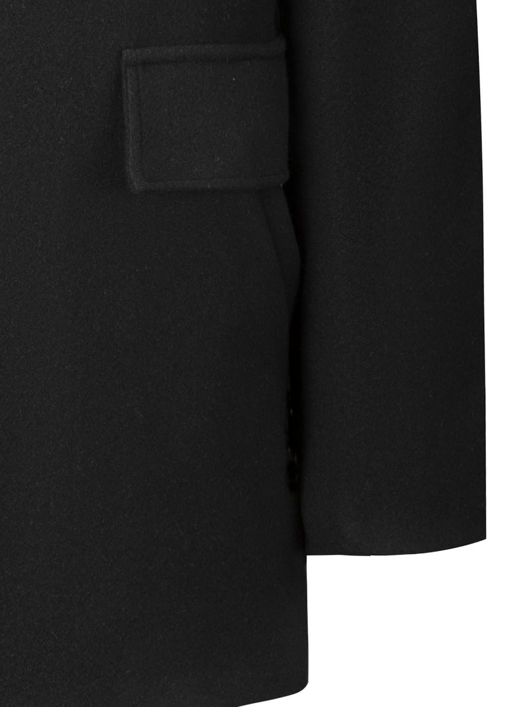 Men's Structured Wool Topcoat for Office and Weekend