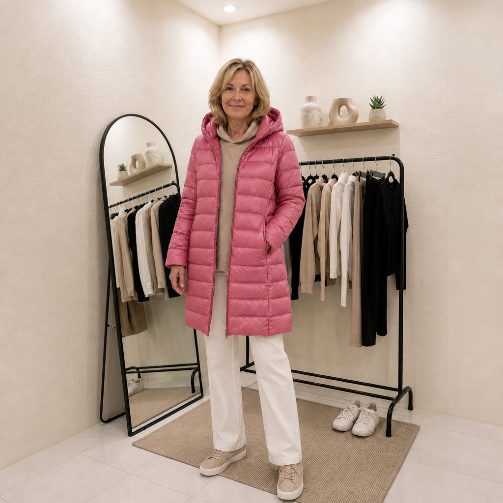 Women's Featherweight Tailored Down Jacket for Changeable Weather