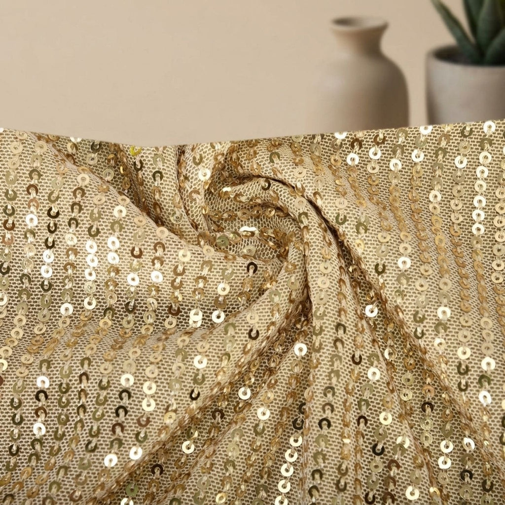 Women's Off-Shoulder Long-Sleeve Sequin Dress with Ribbon Cuff