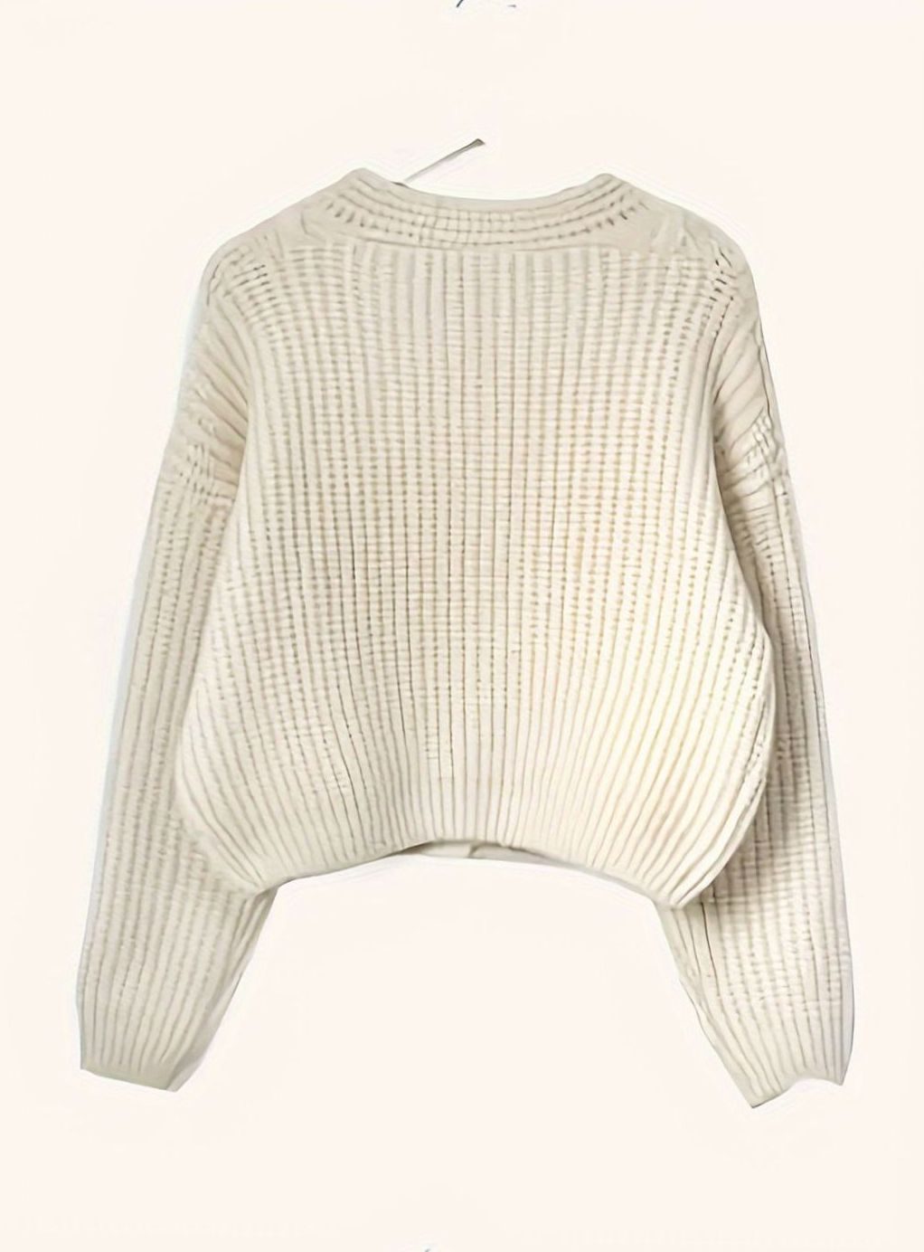 Women's Chunky Cable-Knit Button Cardigan in Roomy Oversized Cut