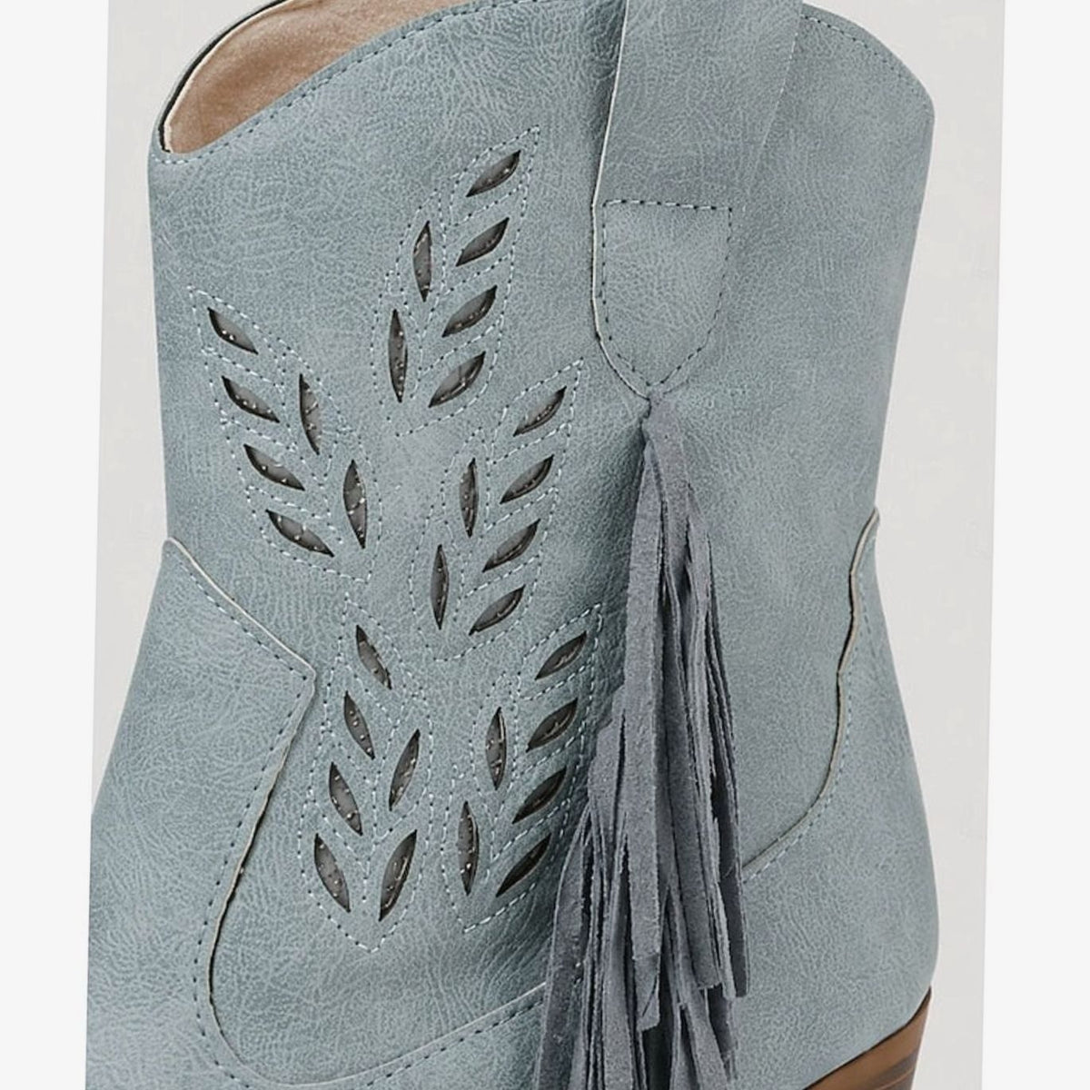 Women's Tassel-Trim Pointed-Toe Western Booties